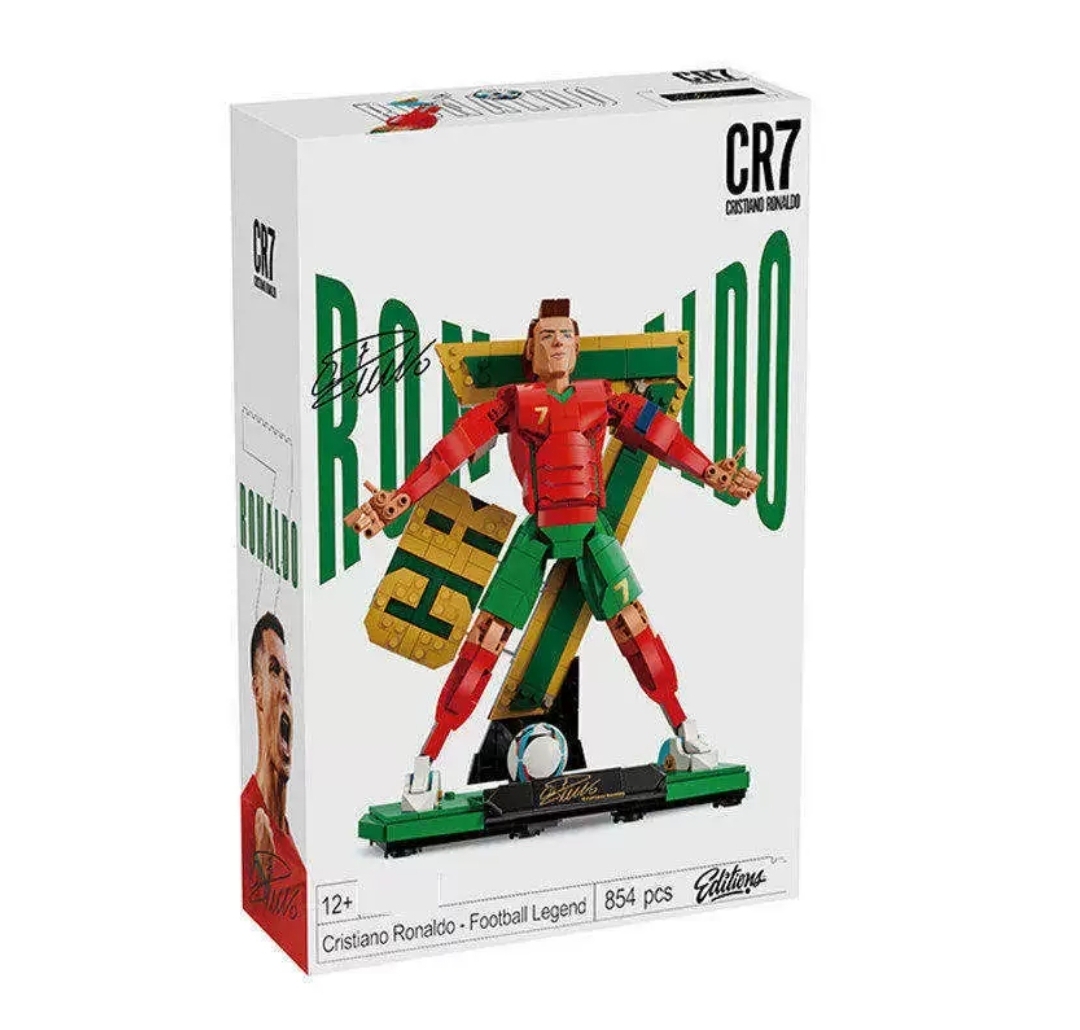 Cristiano Ronaldo CR7 Football Legend Building Blocks Set – 854 Pieces