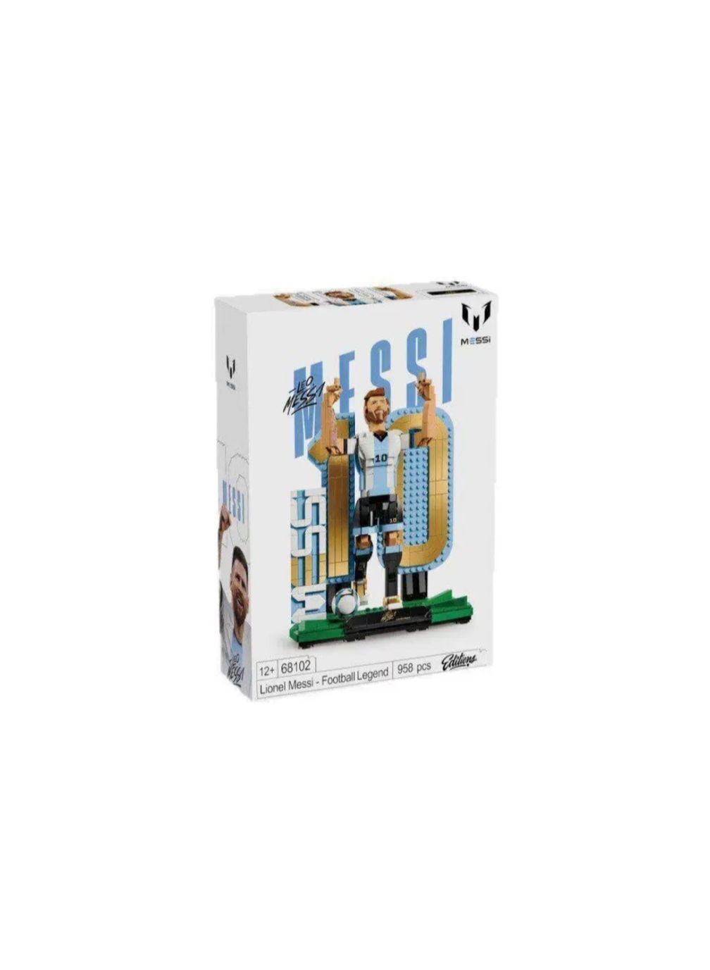 Lionel Messi Football Legend Building Blocks Set – 958 Pieces