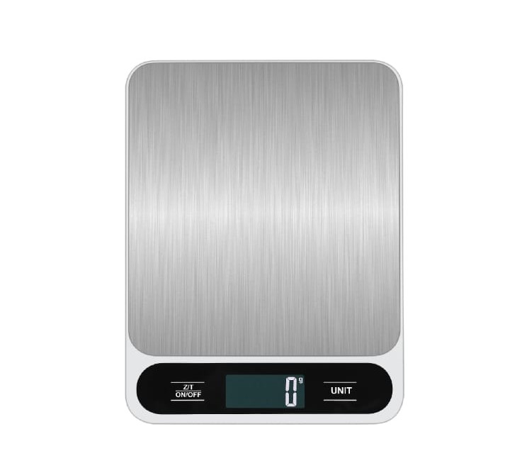 10kg Max Weight Stainless Steel Kitchen Scale With 7 Unites